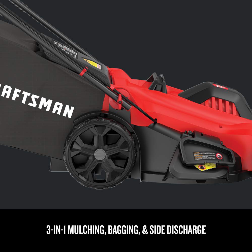 Foto 4 | Cortadora De Césped Eléctrica Craftsman Cmemw213 13ah 20 Pulgadas Roja - Venta Internacional.
