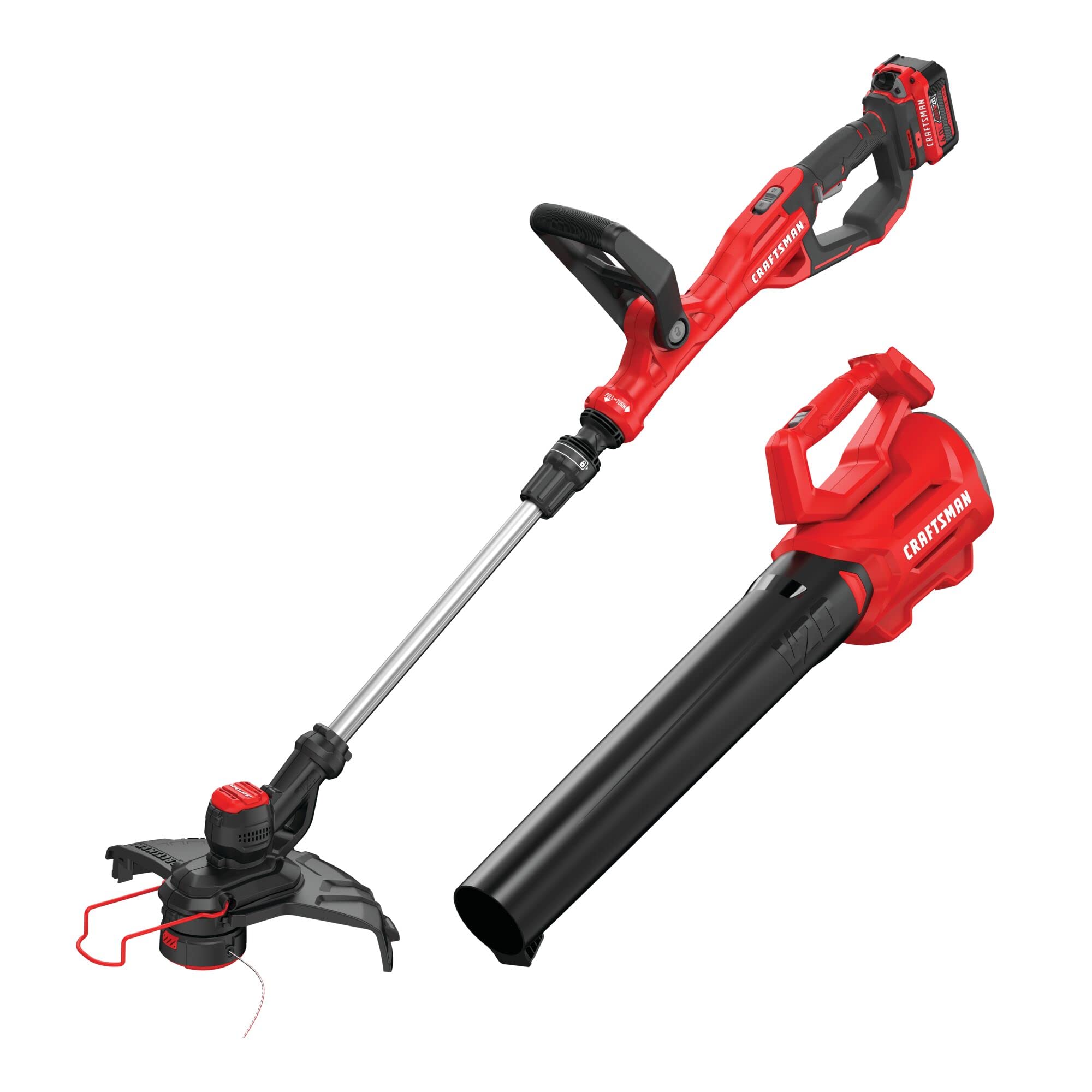 Foto 1 | Kit Combinado De Podadora De Hilo Y Soplador De Hojas Craftsman, 20 V - Venta Internacional.