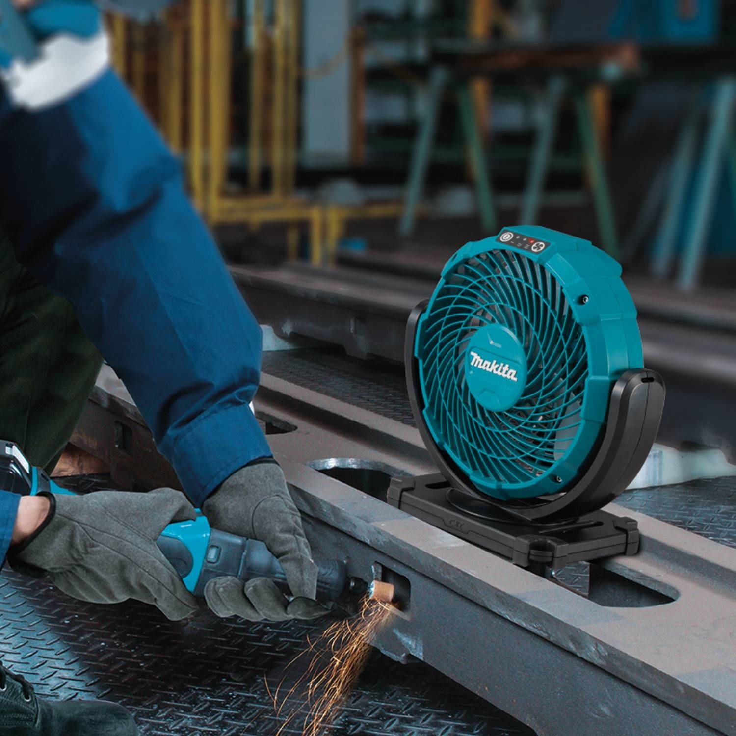 Foto 7 pulgar | Ventilador Makita Cf100dz 12 V Máx. Cxt, Iones De Litio, Inalámbrico, 18 Cm, Azul - Venta Internacional.