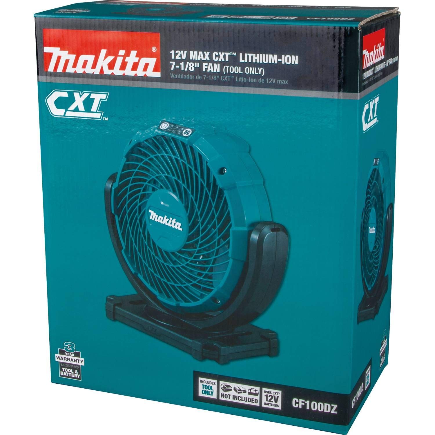 Foto 8 pulgar | Ventilador Makita Cf100dz 12 V Máx. Cxt, Iones De Litio, Inalámbrico, 18 Cm, Azul - Venta Internacional.