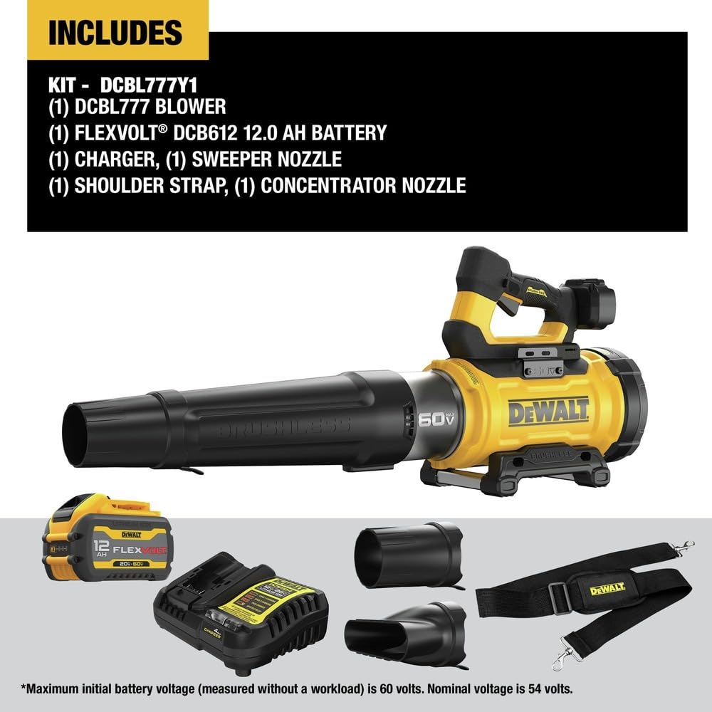 Foto 2 | Soplador Dewalt Dcbl777y1 60 V-Venta Internacional
