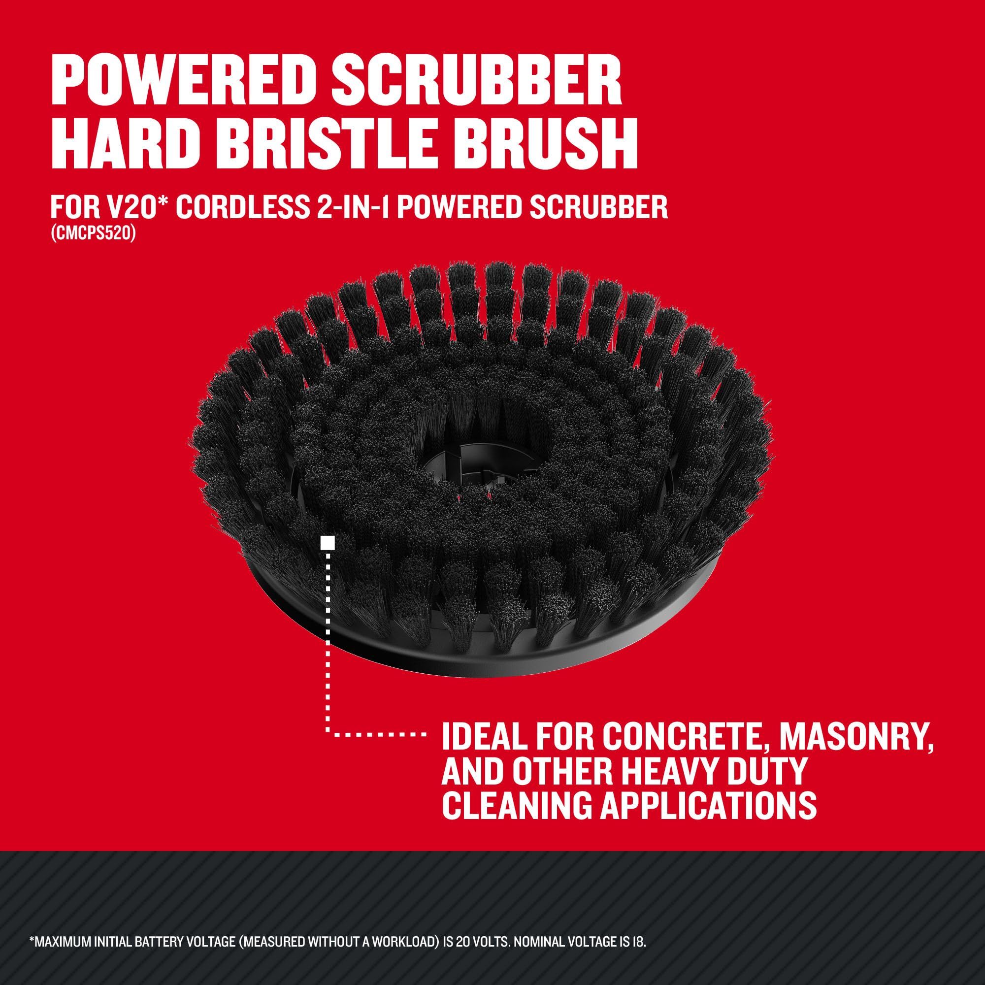 Foto 3 pulgar | Cepillo De Limpieza Craftsman Power Scrubber Hard Bristle V20 - Venta Internacional.