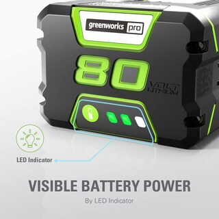 Foto 3 | Batería Greenworks Pro De 80 V, 4 Ah, Iones De Litio, 75 Herramientas - Venta Internacional.