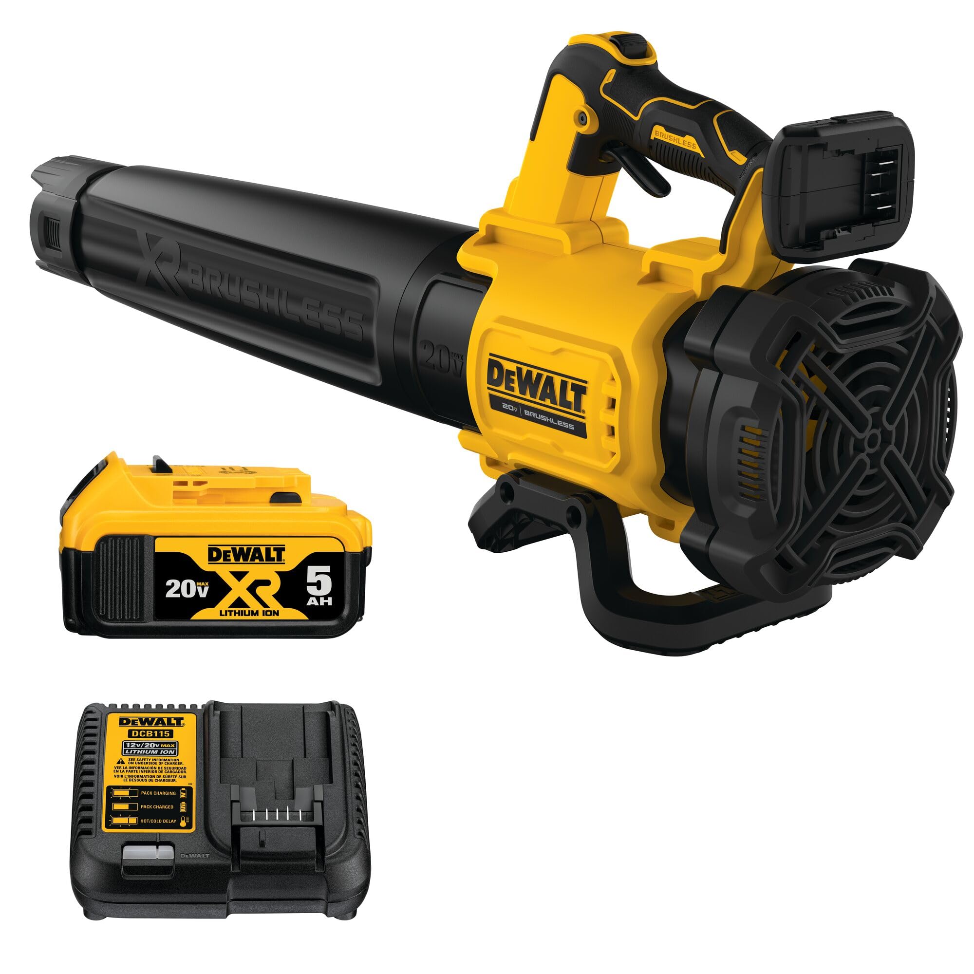 Soplador De Hojas Dewalt 20 V Max* Xr Dcbl722p1 125 Mph 450 Cfm - Venta Internacional.