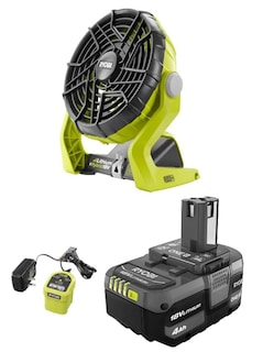 Foto 1 | Ventilador Portátil Ryobi One+ Hybrid De 18 V Con Batería Y Cargador De 4.0 Ah - Venta Internacional.