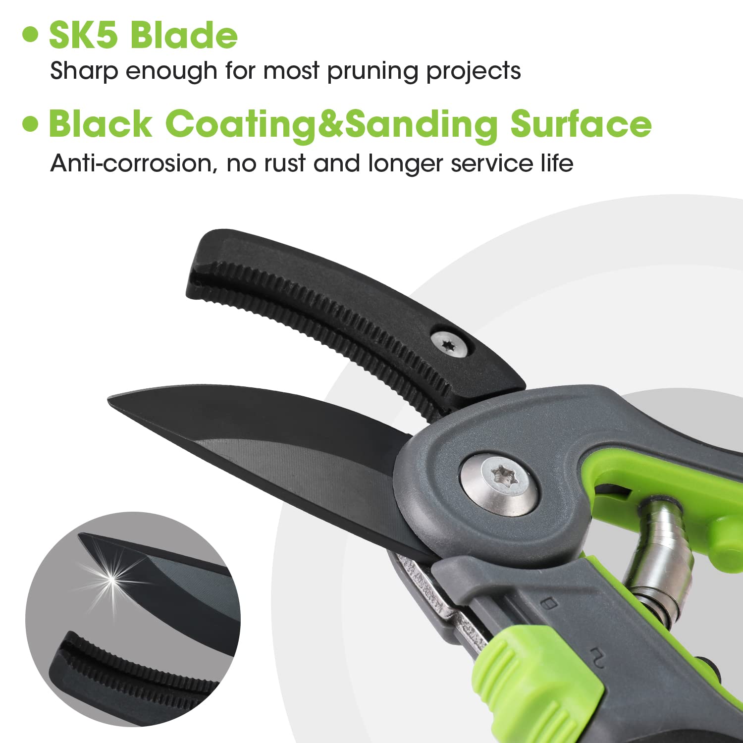 Foto 2 | Tijeras De Podar Workpro Yunque De 20 Cm Con Hojas Afiladas De Acero Sk5 - Venta Internacional.