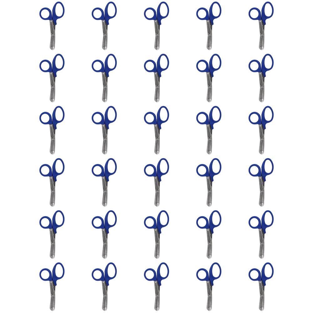 Pack 30 Super Tijera Recta Inoxidable Azul Maple Tools
