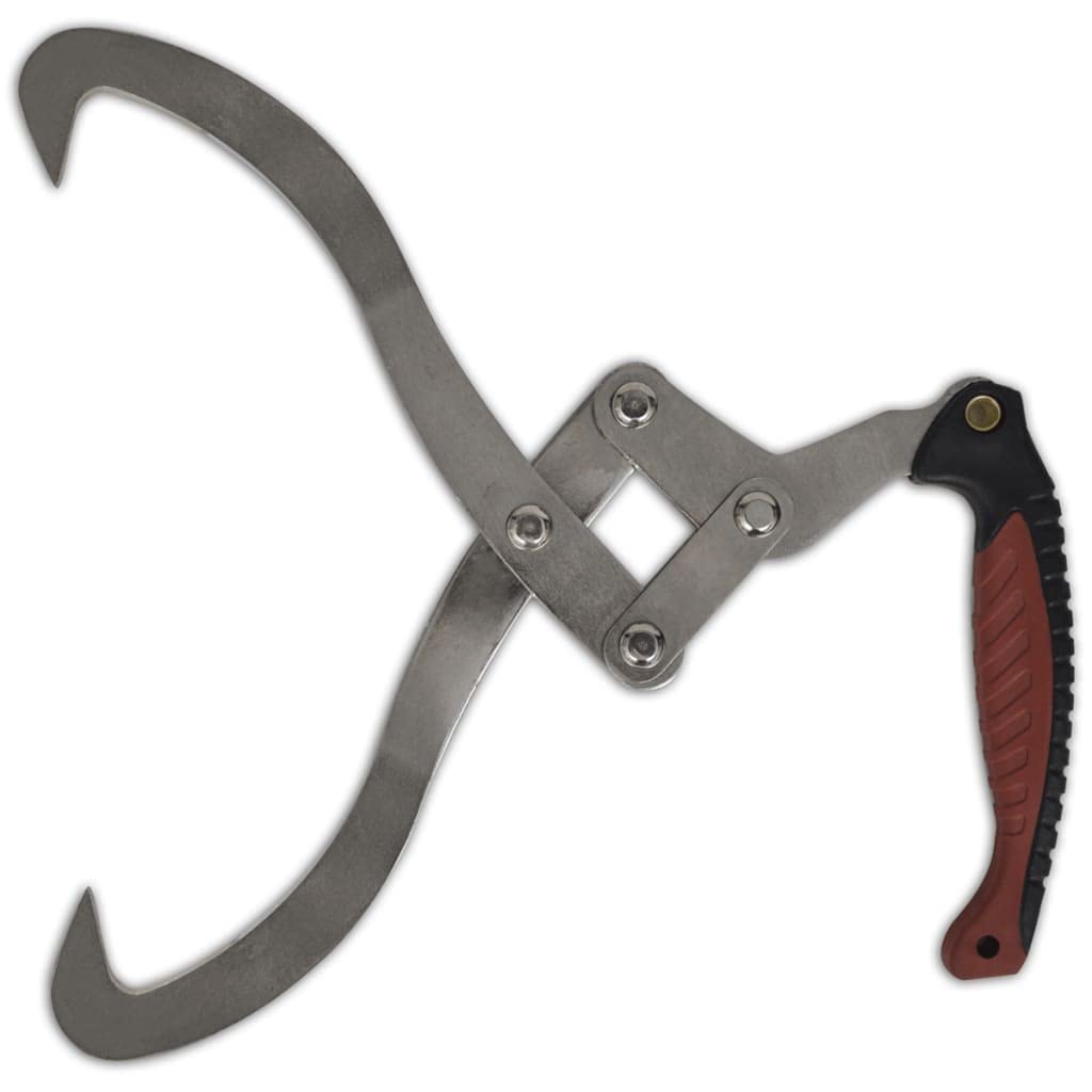 Foto 6 pulgar | Pinzas Para Troncos Vidaxl De Acero Duradero Con Mango De Tpr, Juego De 2 - Venta Internacional.