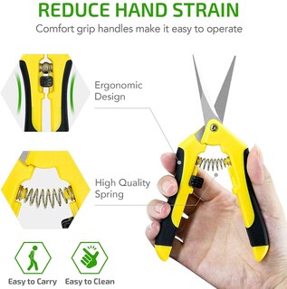 Foto 3 | Tijeras De Podar Manuales Para Jardín Ipower, 16,5 Pulgadas, 3 Unidades, Acero Inoxidable - Venta Internacional.
