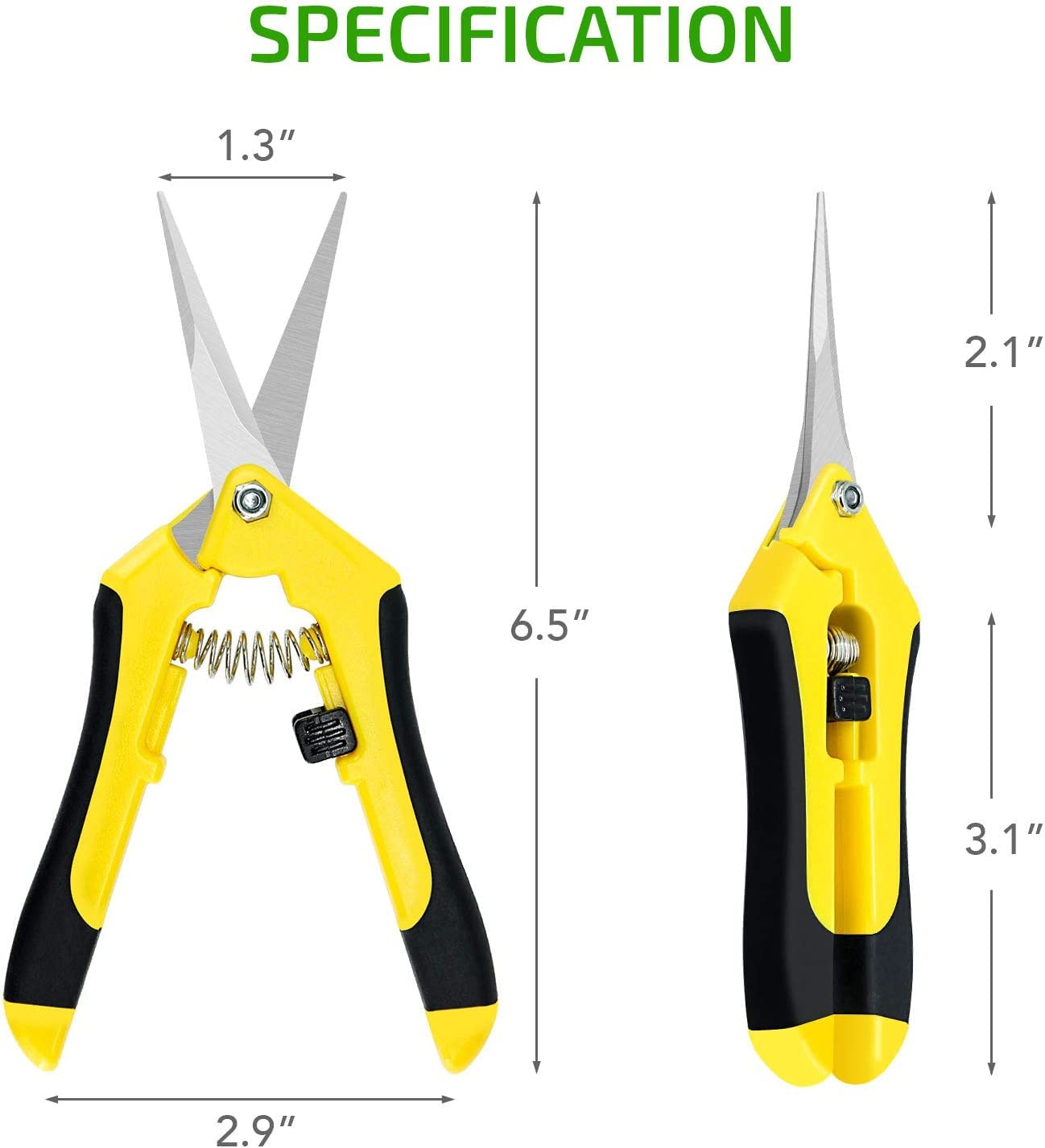 Foto 4 pulgar | Tijeras De Jardinería Ipower, Podadoras Manuales De 16,5 Cm - Venta Internacional.