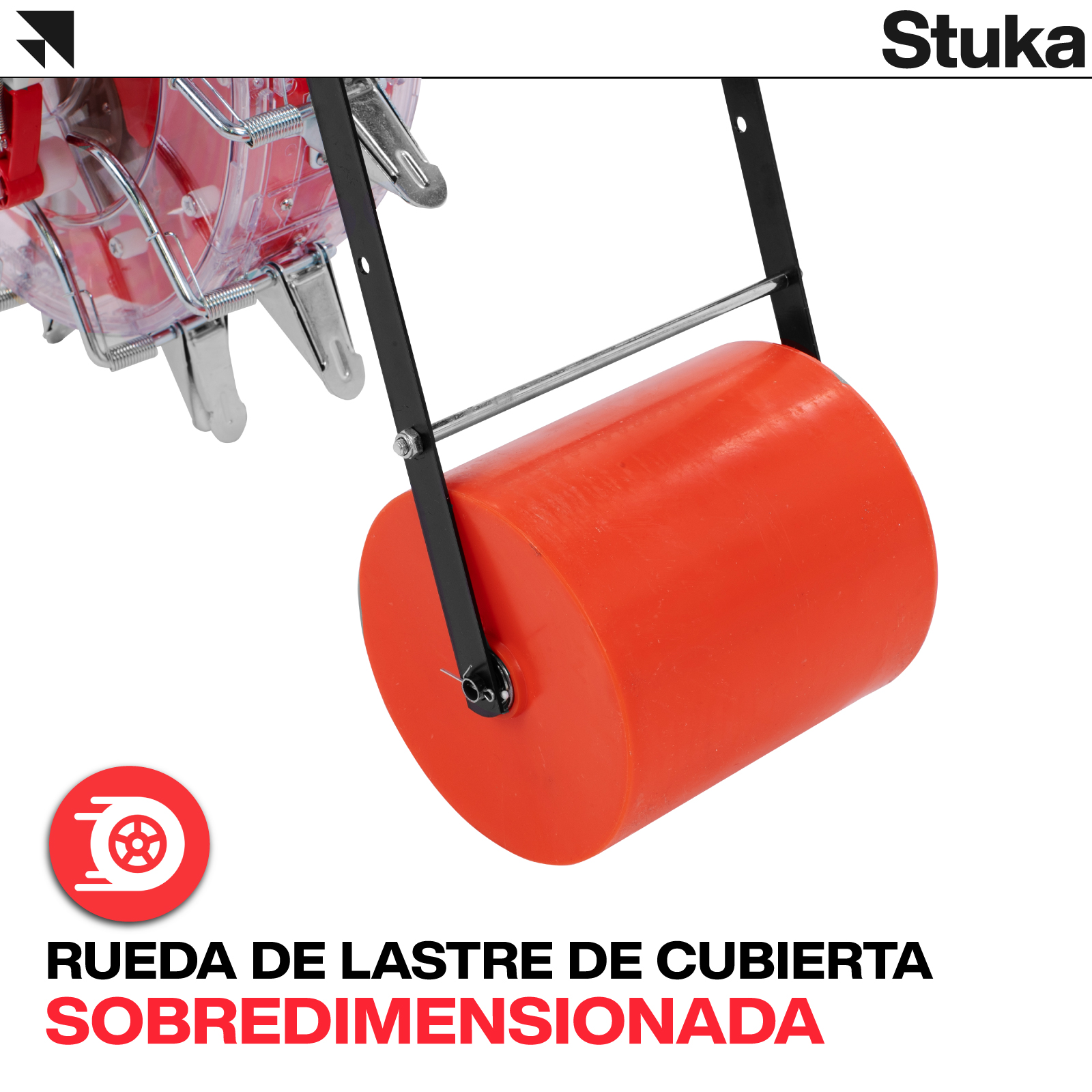 Foto 6 pulgar | Sembradora Manual de Semillas Forlí Stuka Naranja con Contenedor