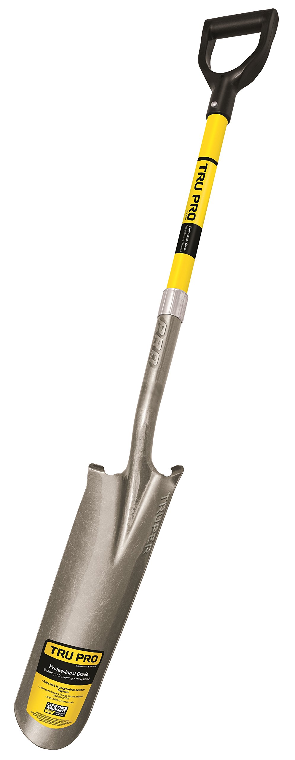 Foto 2 pulgar | Pala De Desagüe Truper Tru Pro Con Mango En D De Fibra De Vidrio De 40 Cm - Venta Internacional.