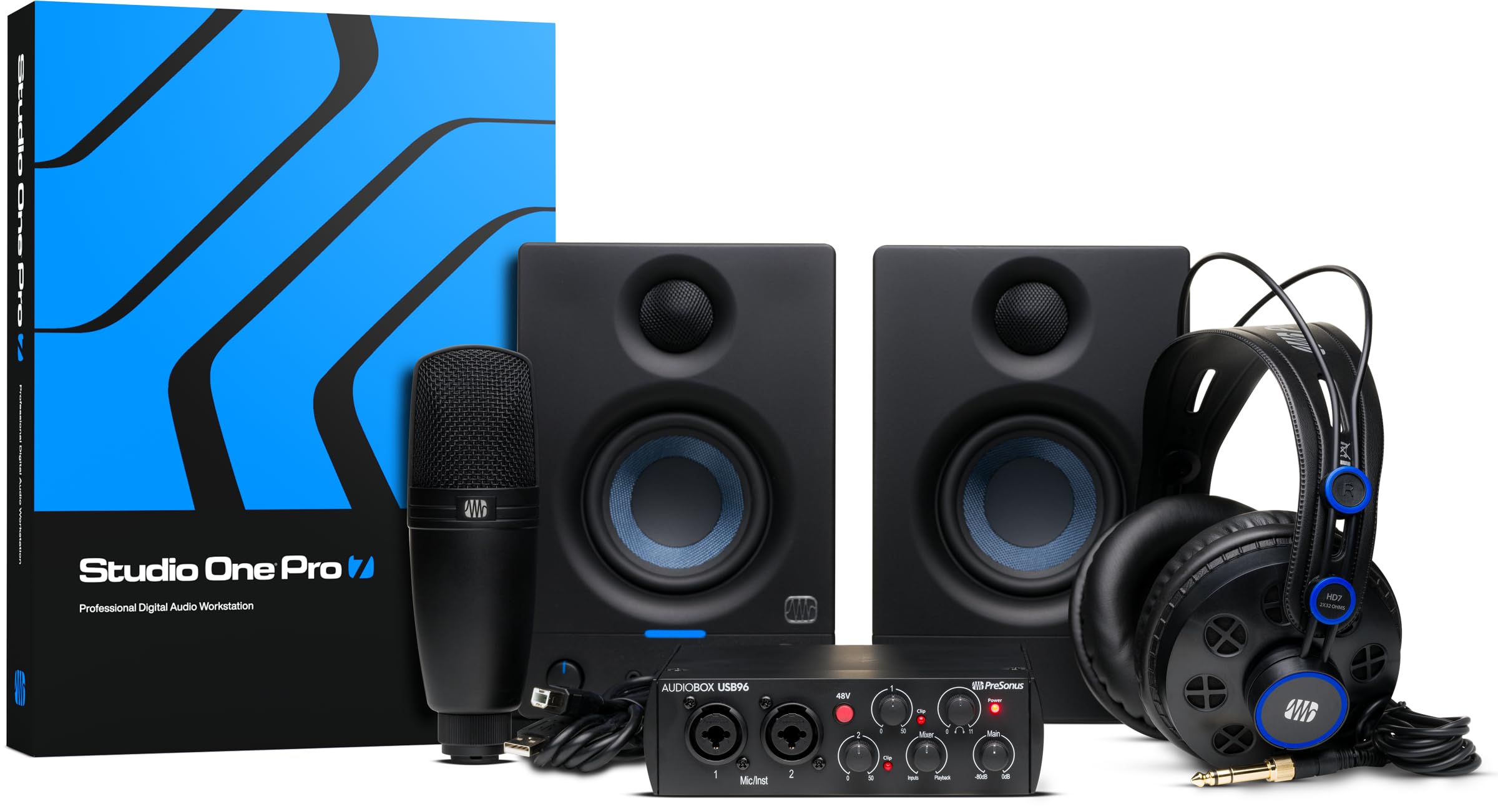 Foto 2 pulgar | Interfaz De Audio Presonus Audiobox Usb 96 Con Studio One Pro - Venta Internacional.