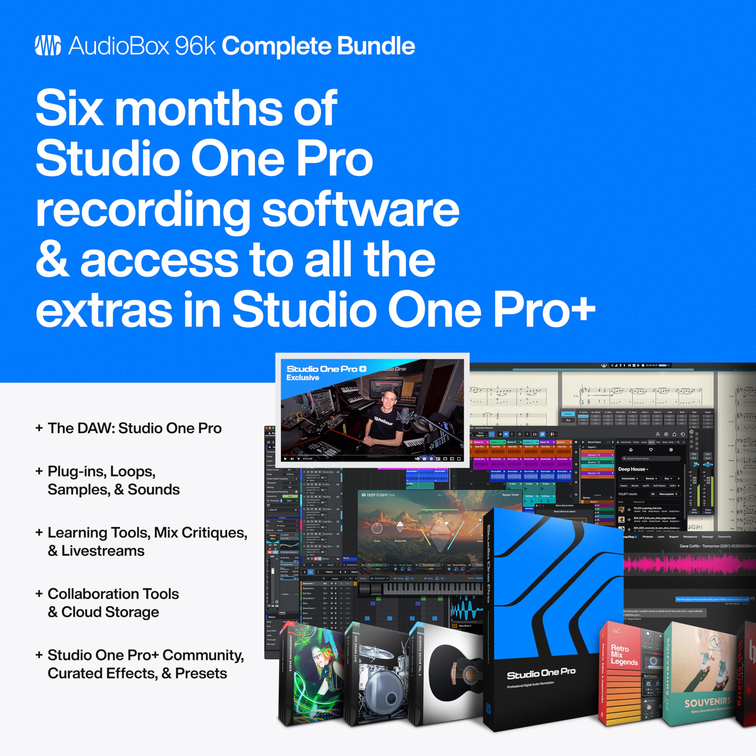 Foto 3 pulgar | Interfaz De Audio Presonus Audiobox Usb 96 Con Studio One Pro - Venta Internacional.