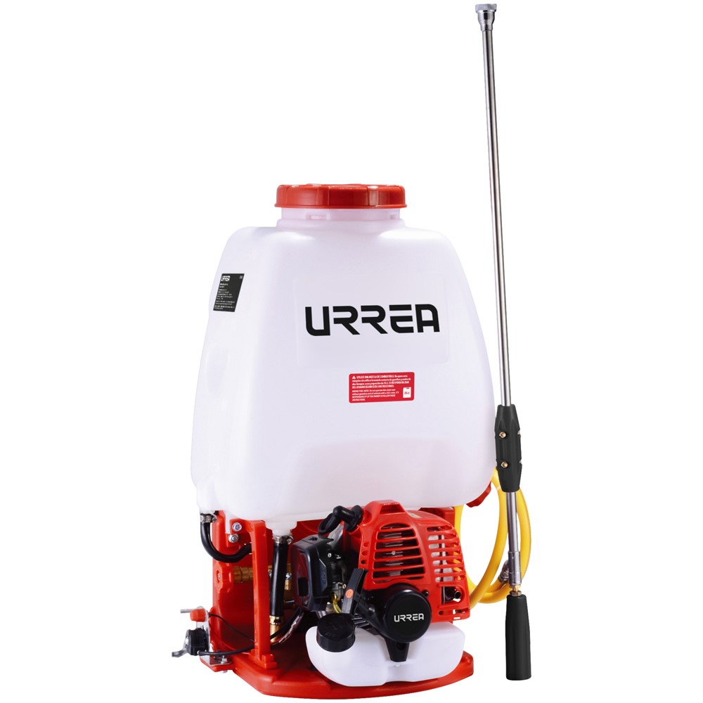 Fumigador Urrea FUMU16 color Blanco Motor 2 Tiempos 16 L Industrial Tipo Mochila