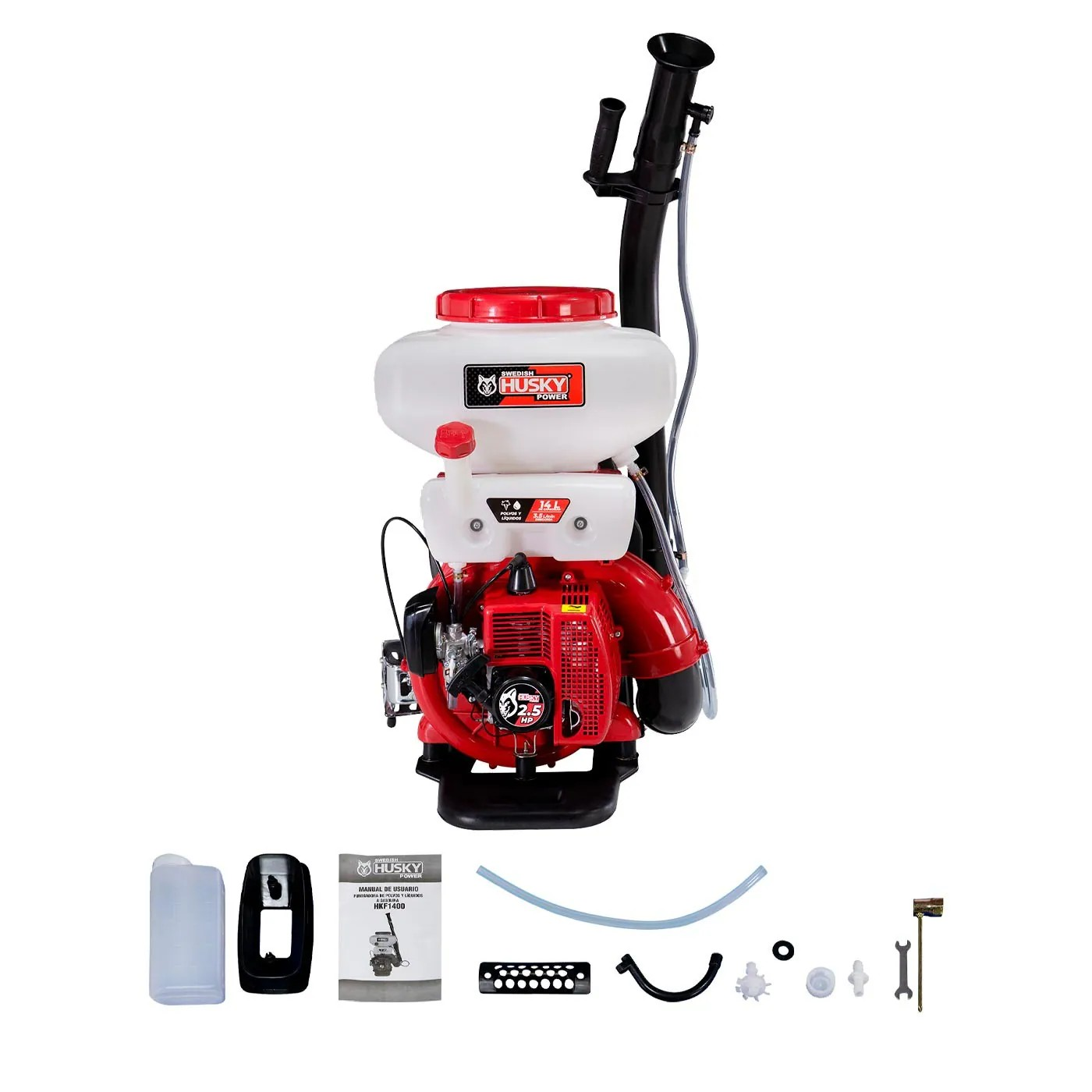 Fumigadora Aspersora Swedish Husky Hkf1400 14l 2.5hp 41.5cc