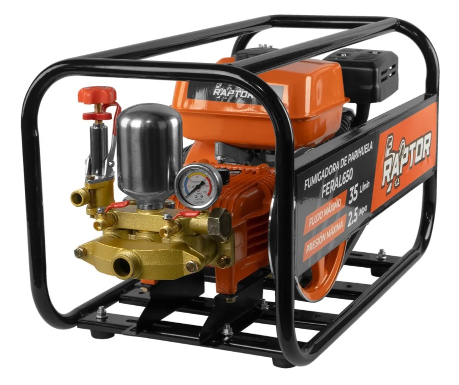 Foto 4 | Fumigadora De Parihuela Raptor C/motor 6.5 Hp Feral650 Naranja