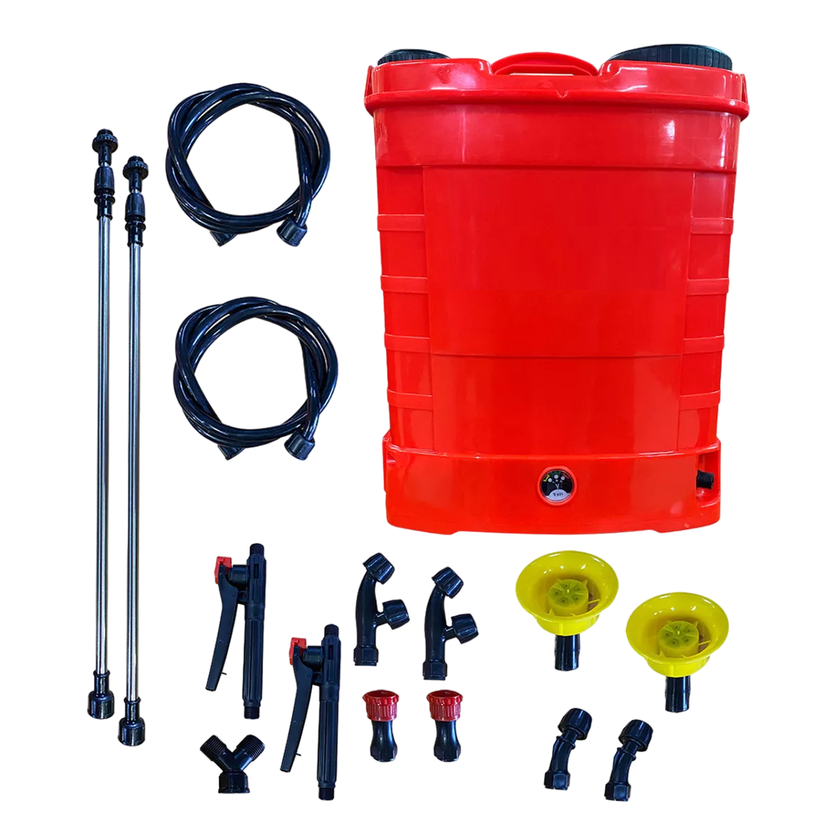 Aspersor Fumigador Eléctrico 20L Rojo con Batería Recargable