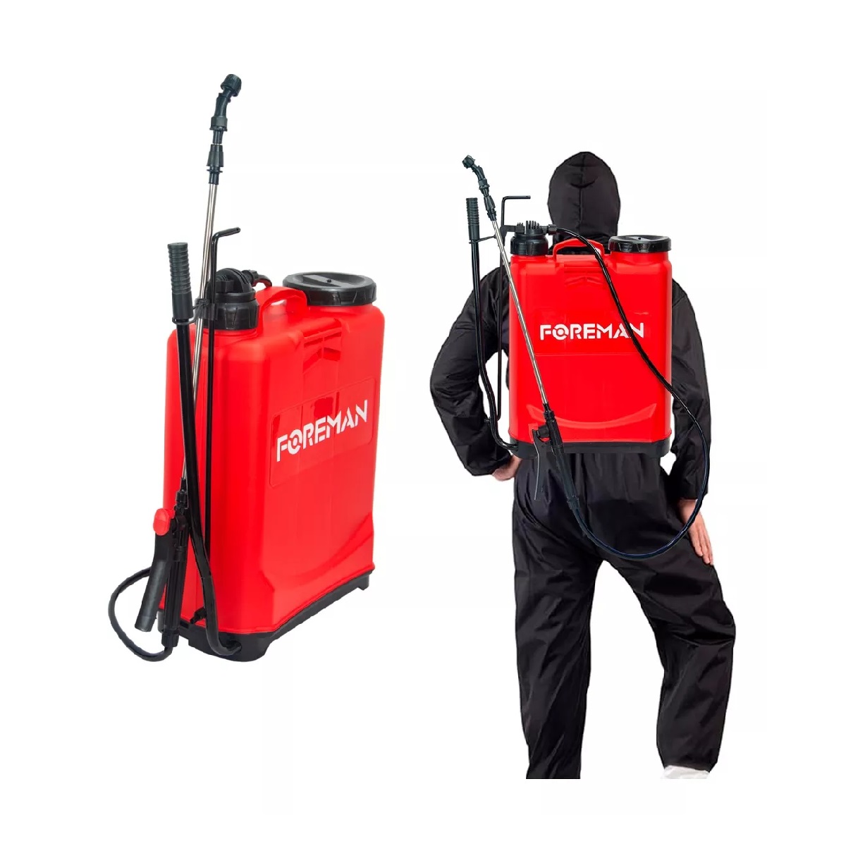 Fumigador Rociador Manual De Mochila 20 Litros P/sanitizar