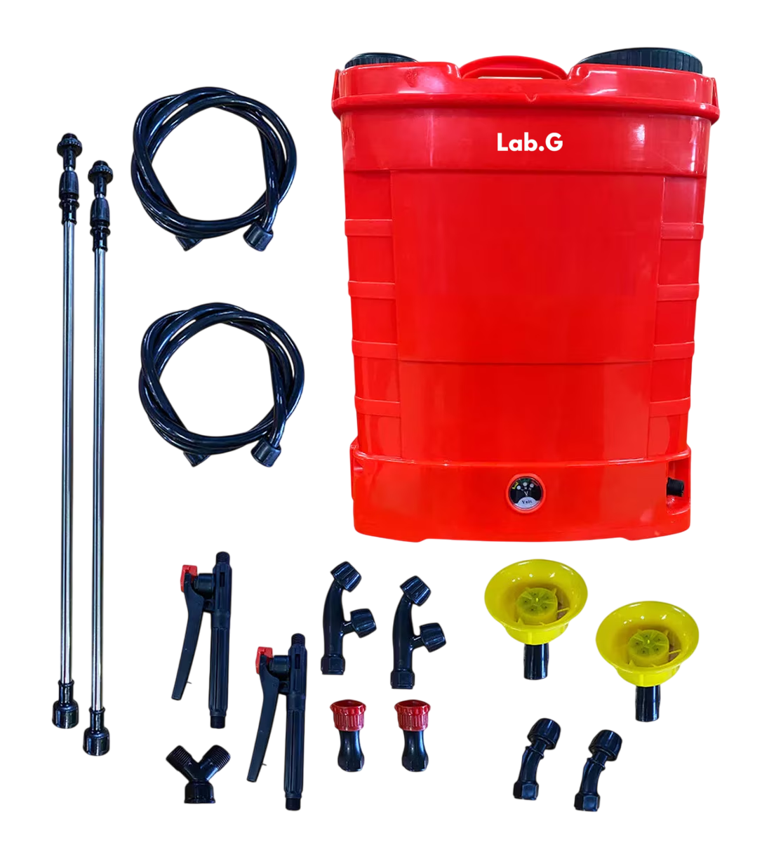 Foto 6 pulgar | Aspersor Fumigador Eléctrico 20 Litros Rojo Batería Recargable 12 V