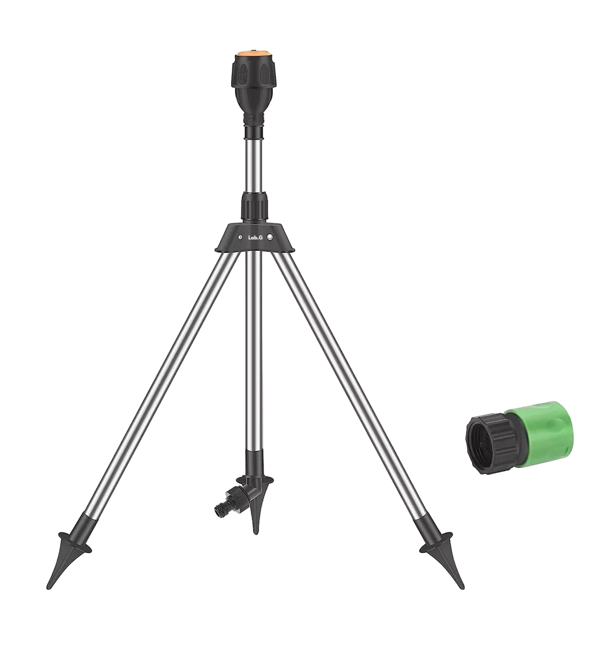 Aspersor De Soporte Telescópico Con Trípode De Riego