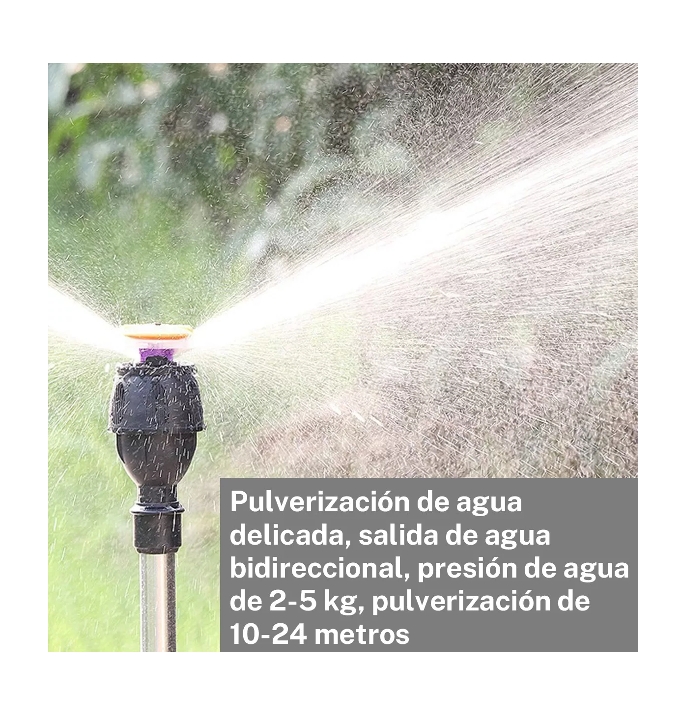Foto 5 pulgar | Aspersor De Soporte Telescópico Con Trípode De Riego