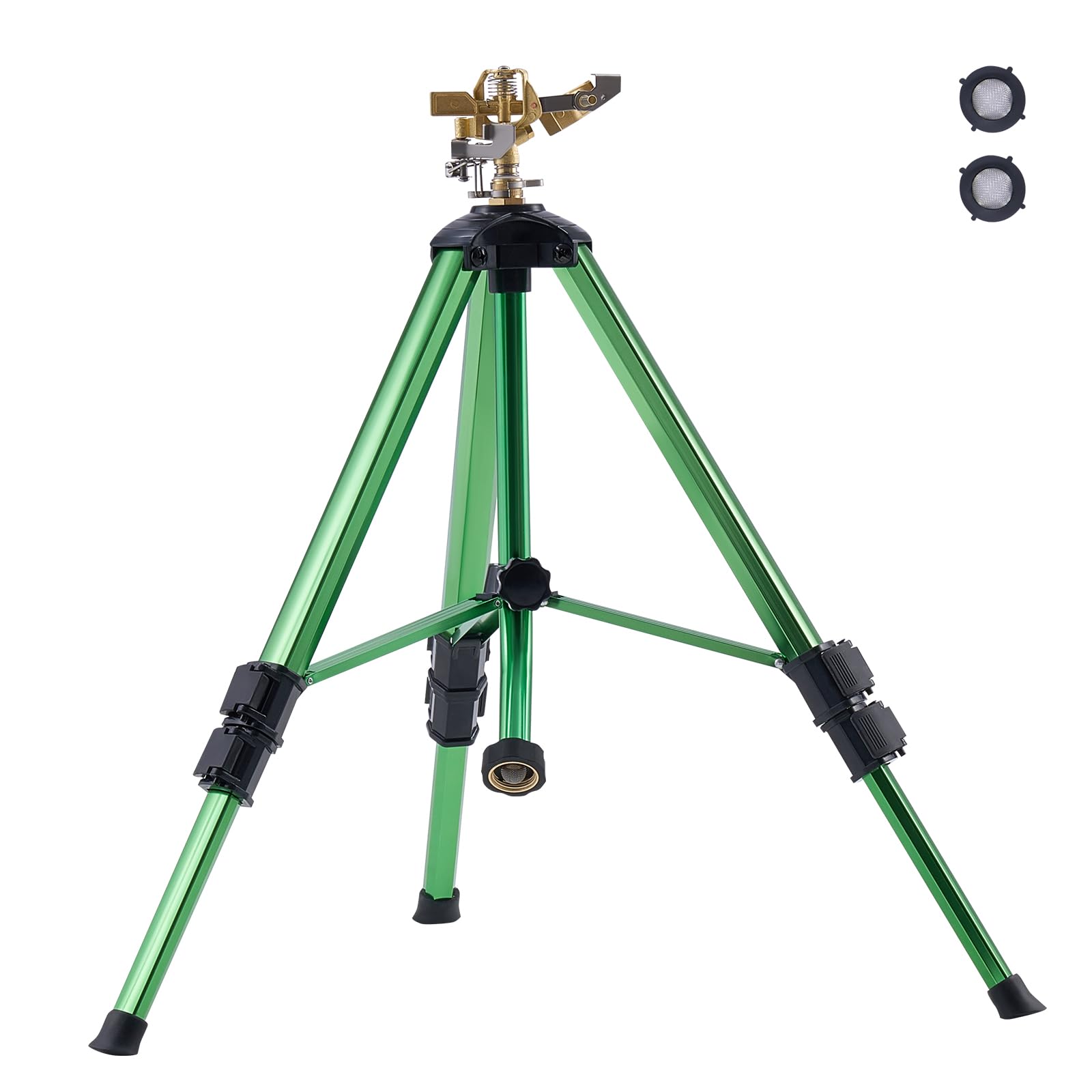 Aspersor De Impacto Vevor Sobre Base De Trípode Con Cabezal De Latón De 13 M - Venta Internacional.
