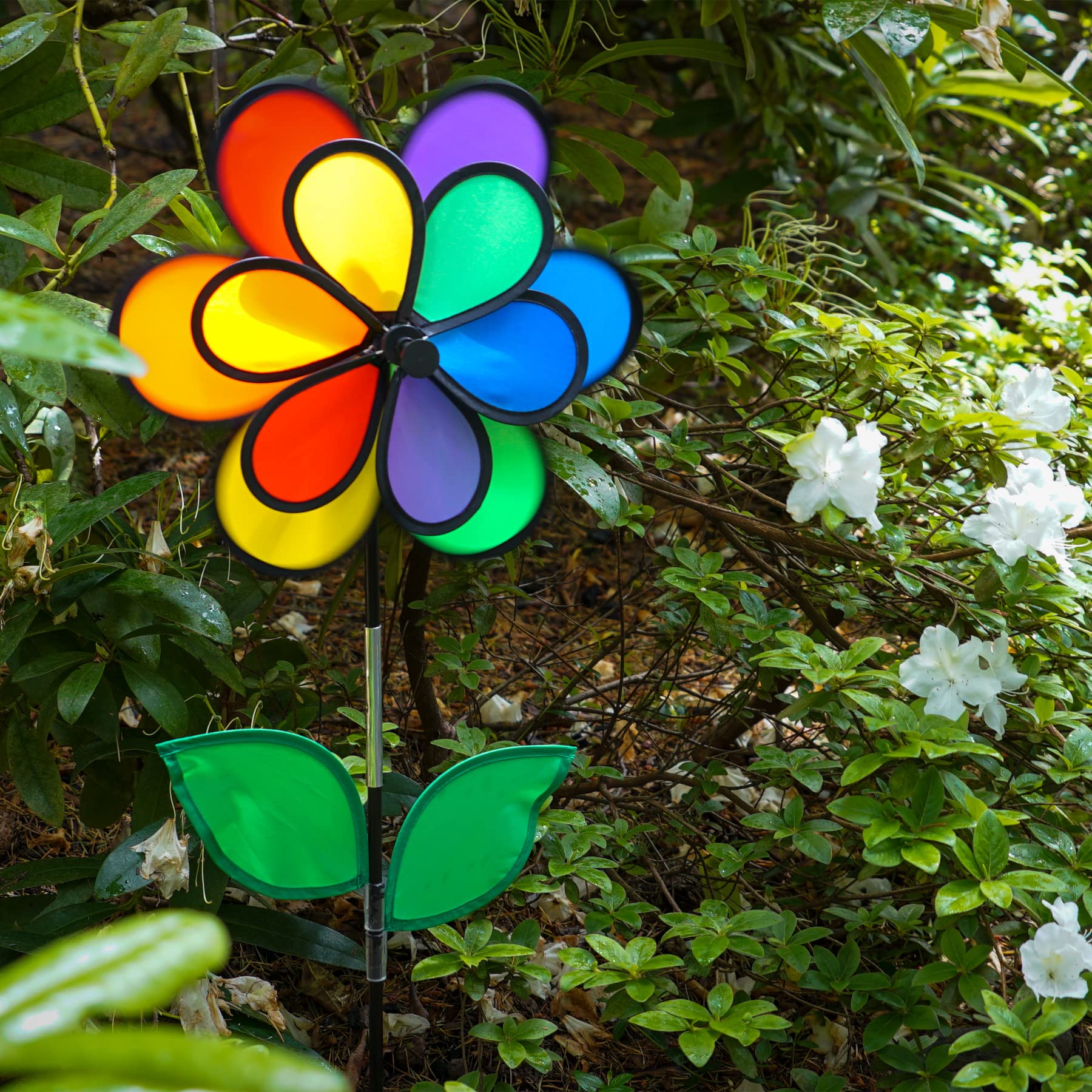Foto 3 pulgar | Garden Spinner In The Breeze 14 Rainbow Double Flower - Venta Internacional.