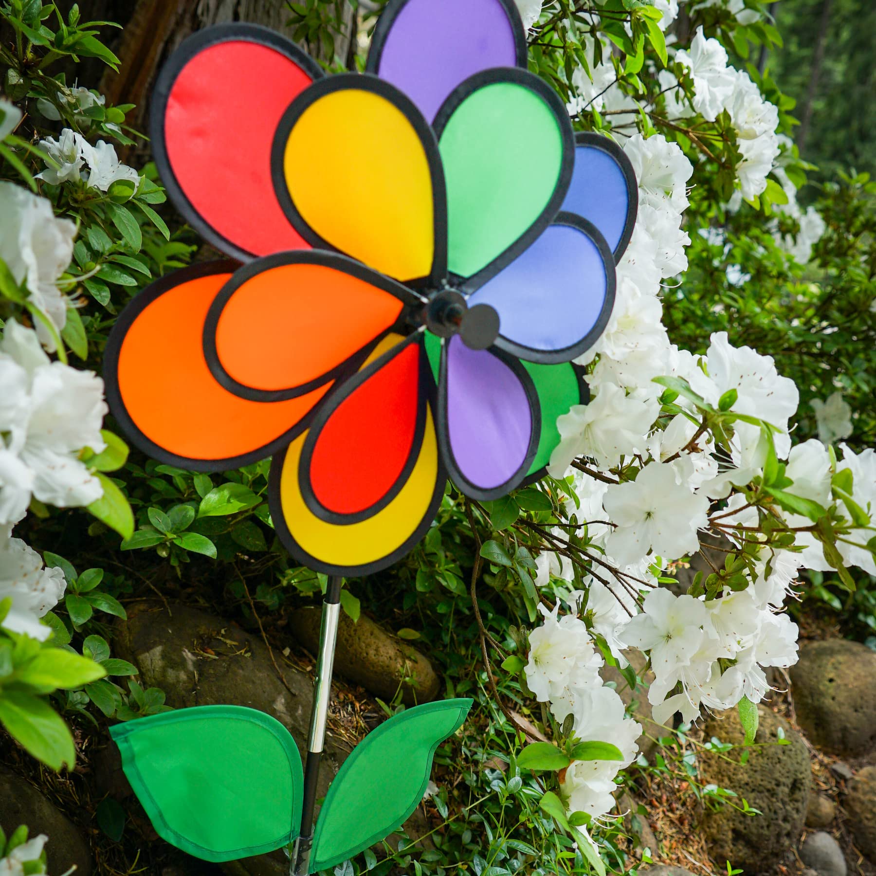 Foto 4 pulgar | Garden Spinner In The Breeze 14 Rainbow Double Flower - Venta Internacional.