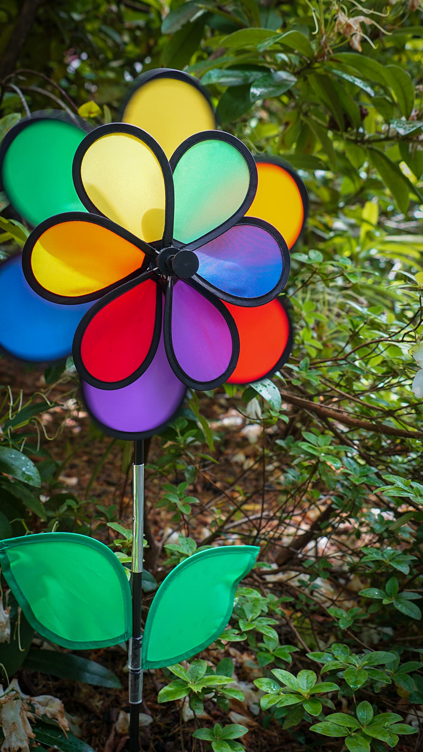 Foto 5 pulgar | Garden Spinner In The Breeze 14 Rainbow Double Flower - Venta Internacional.