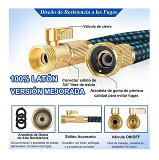 Foto 3 | Manguera De Jardín Extensible 15m Eo Safe Imports Esi-650 Azul