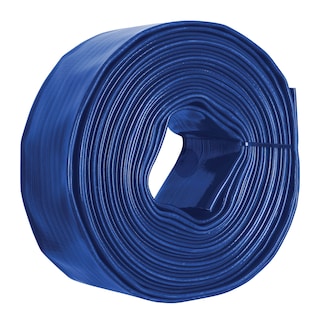 Foto 1 | Manguera Plana de Descarga Truper color Azul para Motobomba 3'' X 100m