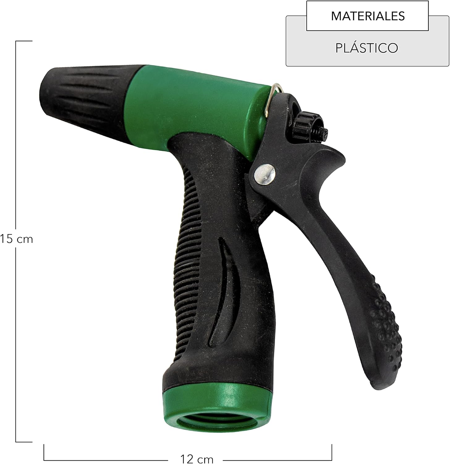 Foto 5 pulgar | Pistola Para Riego Con Mango Ergonómico, Ideal Para Riego De Jardín, (presión Regulable)