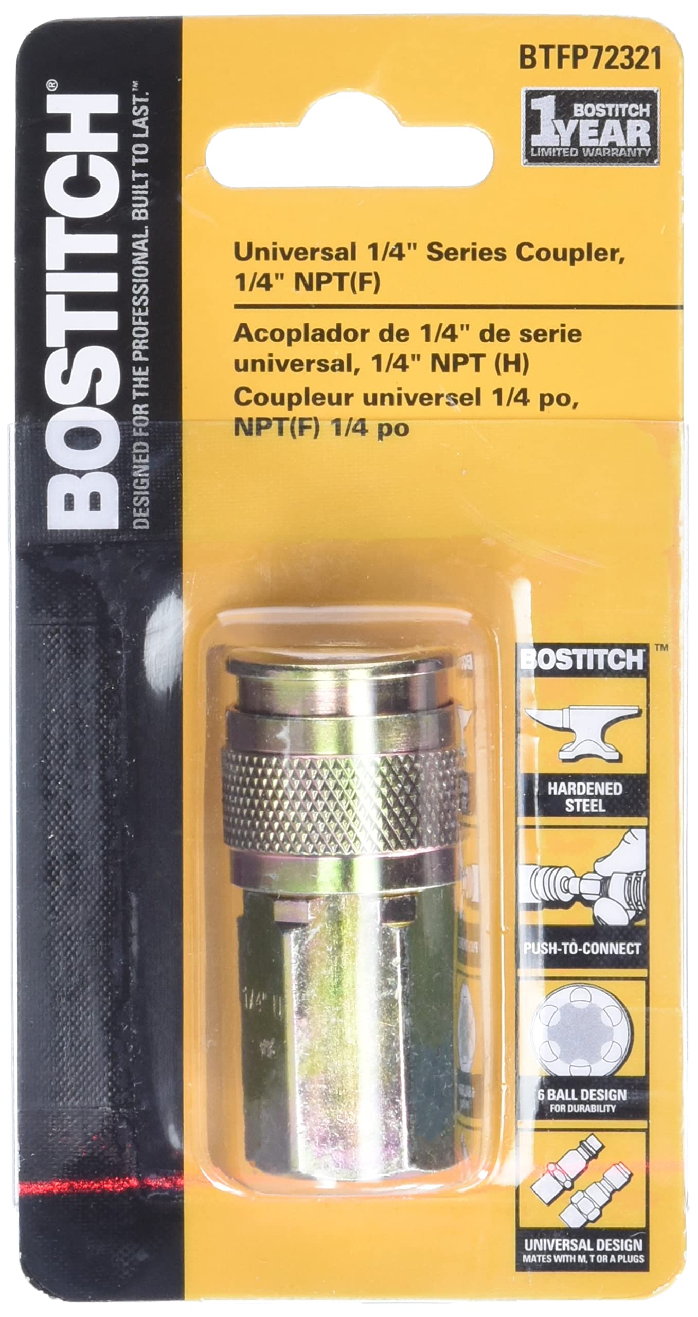 Foto 3 | Acoplador Bostitch Btfp72321 Serie Universal De 1/4 Pulgadas - Venta Internacional.