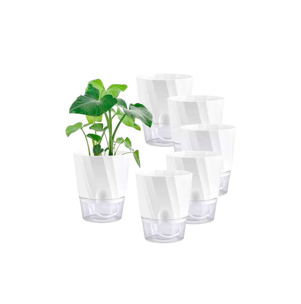 Foto 1 | Sistema De Riego Automático De Plantas Y Flores, 6 Pzs, Blanco