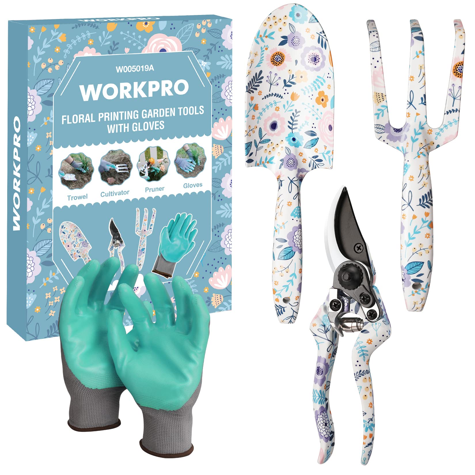 Foto 2 pulgar | Juego De Herramientas De Jardín Workpro De Aluminio, 4 Piezas, Con Paleta, Rastrillo Y Podadora - Venta Internacional.