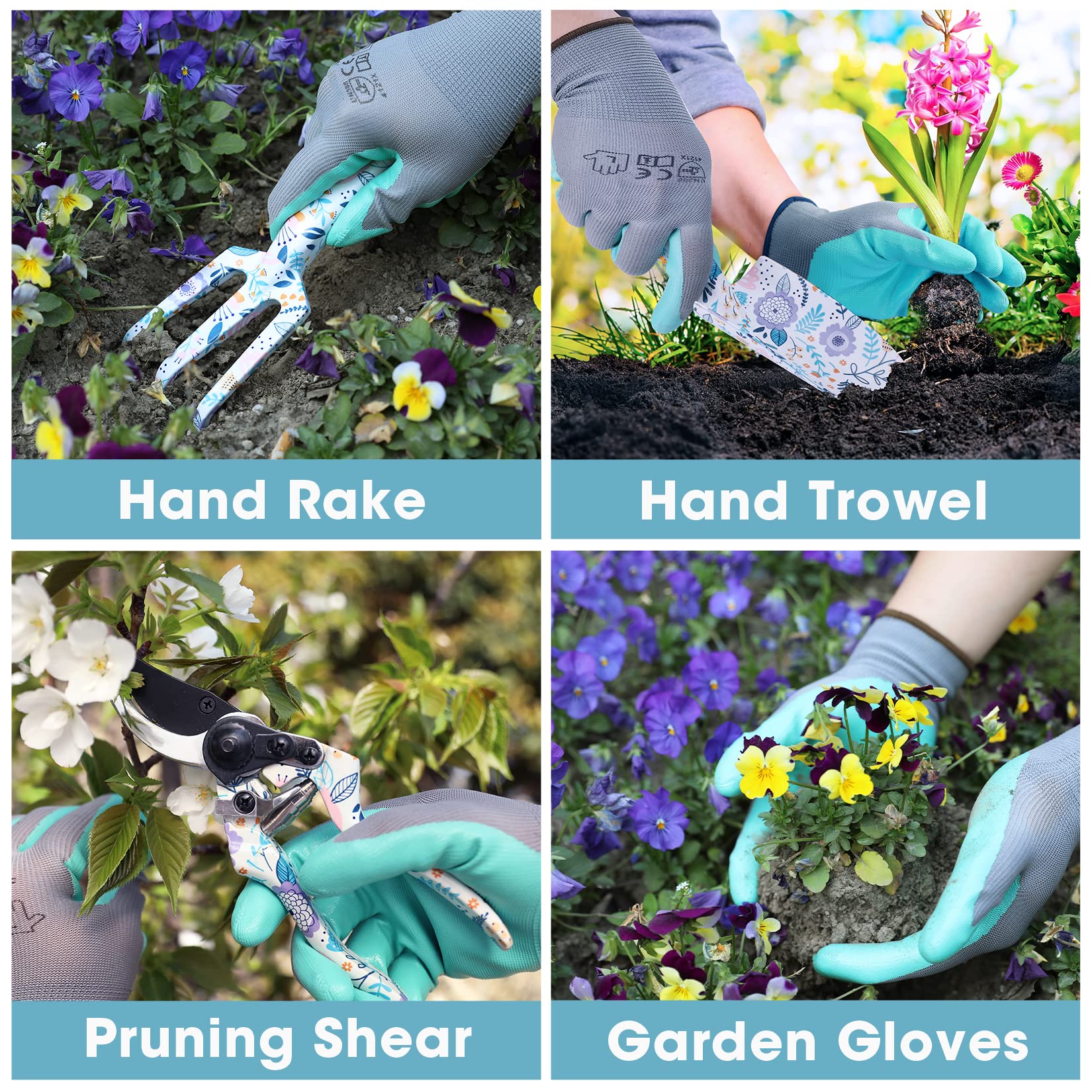 Foto 4 pulgar | Juego De Herramientas De Jardín Workpro De Aluminio, 4 Piezas, Con Paleta, Rastrillo Y Podadora - Venta Internacional.