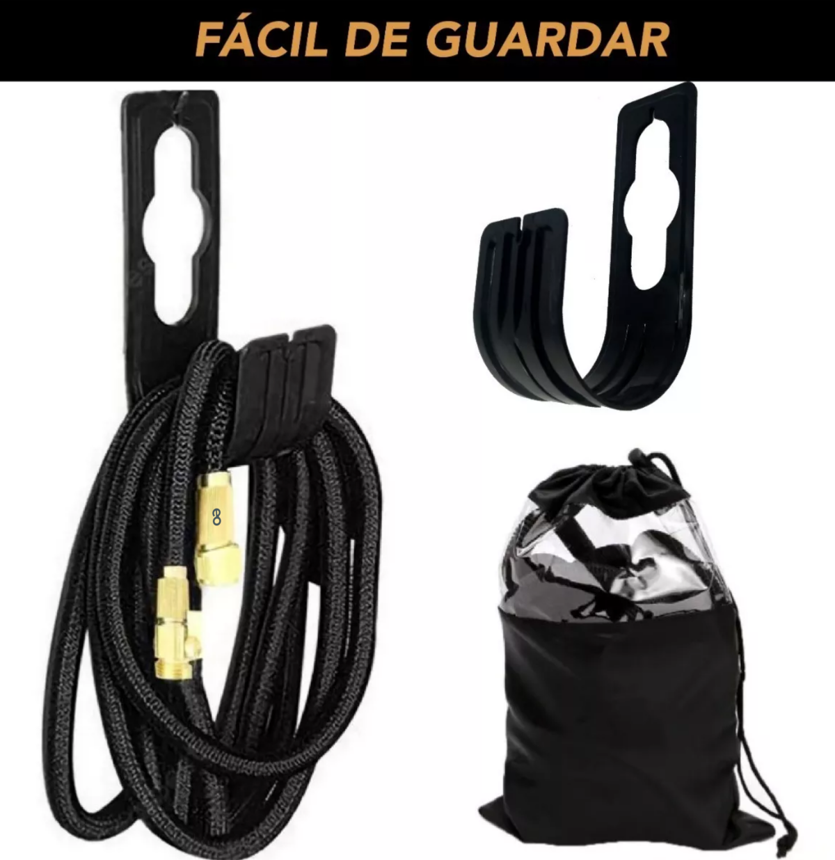 Foto 4 pulgar | Language Manguera Expandible De 100 Ft, 30 M Con Pistola Eo Safe Imports Esi-4069-1 Negro