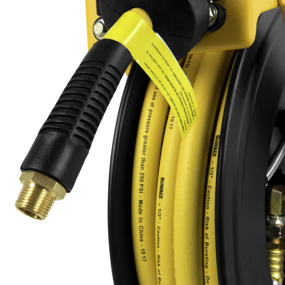 Foto 8 pulgar | Carrete de Manguera de Aire Dewalt Retráctil Automático 1/2 Pulgada X 50 Pies - Venta Internacional