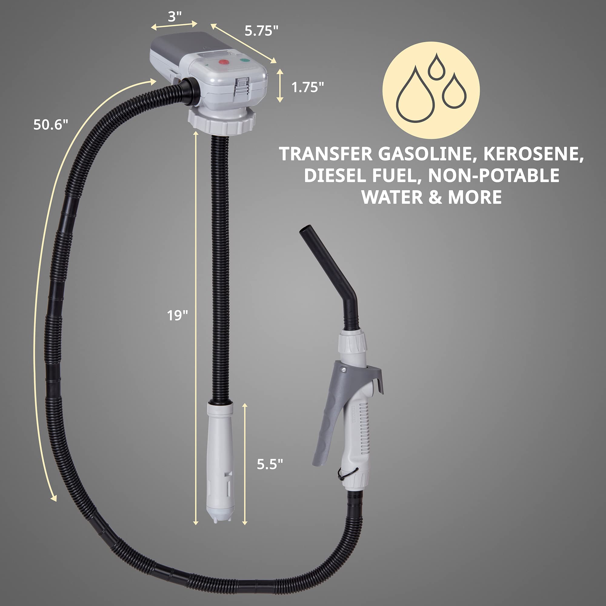 Foto 6 pulgar | Bomba De Transferencia De Combustible Deway Automática Con Boquilla Para Latas De Gasolina - Venta Internacional.