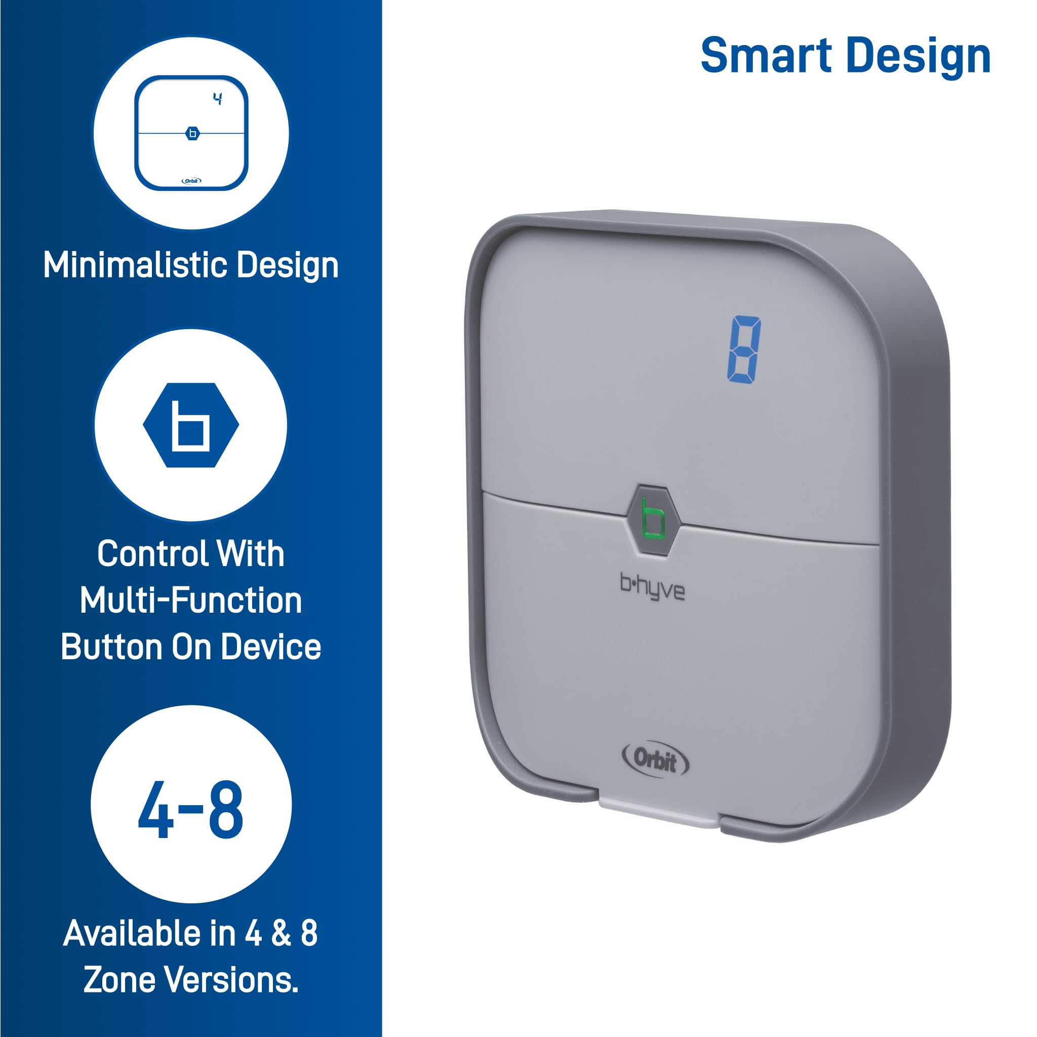 Foto 5 | Controlador Inteligente de Rociadores Interiores Orbit B-hyve 8 Zonas - Venta Internacional