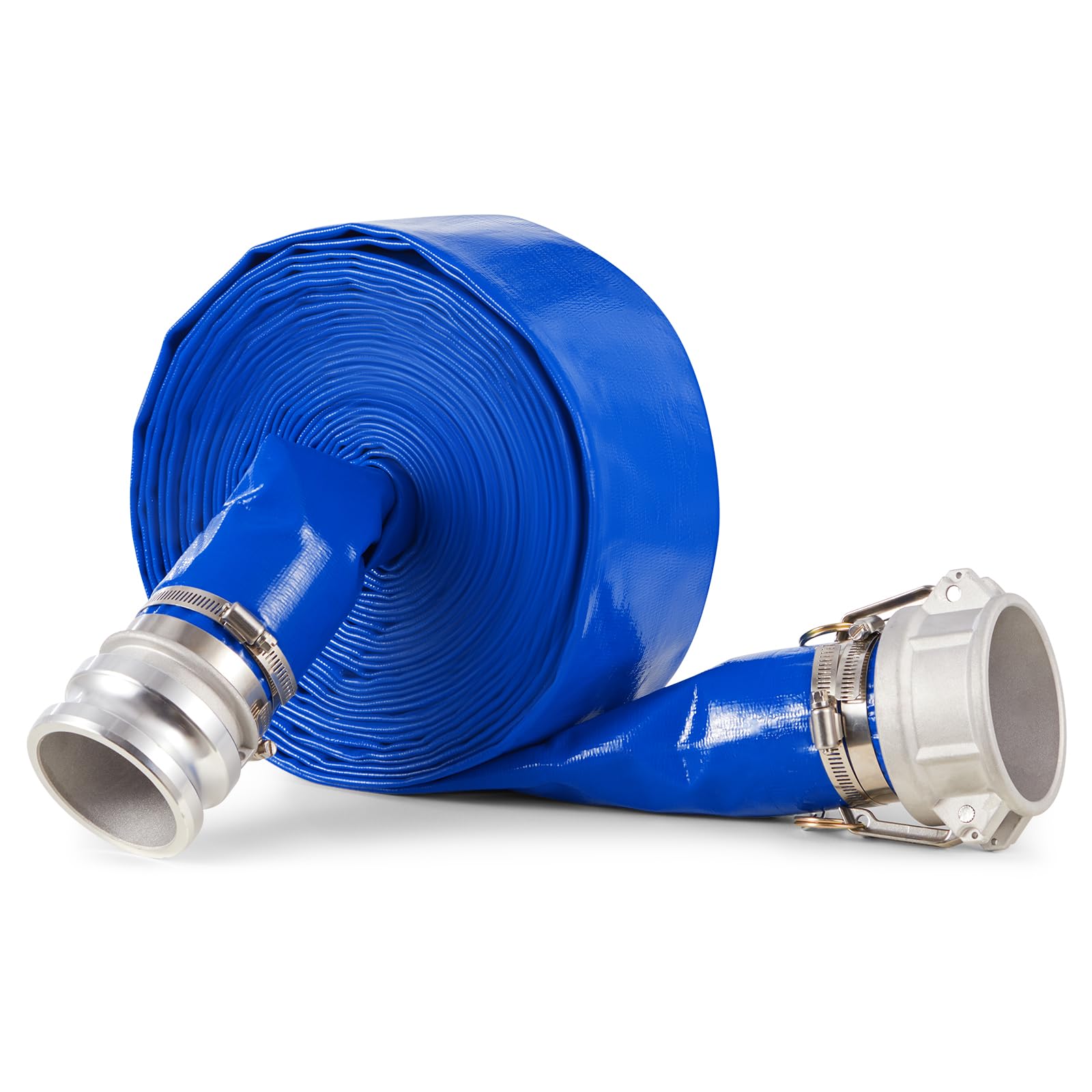 Foto 1 | Manguera De Retrolavado Vevor De Pvc Azul De 3 Pulgadas X 50 Pies Con Abrazaderas Y Accesorios - Venta Internacional.
