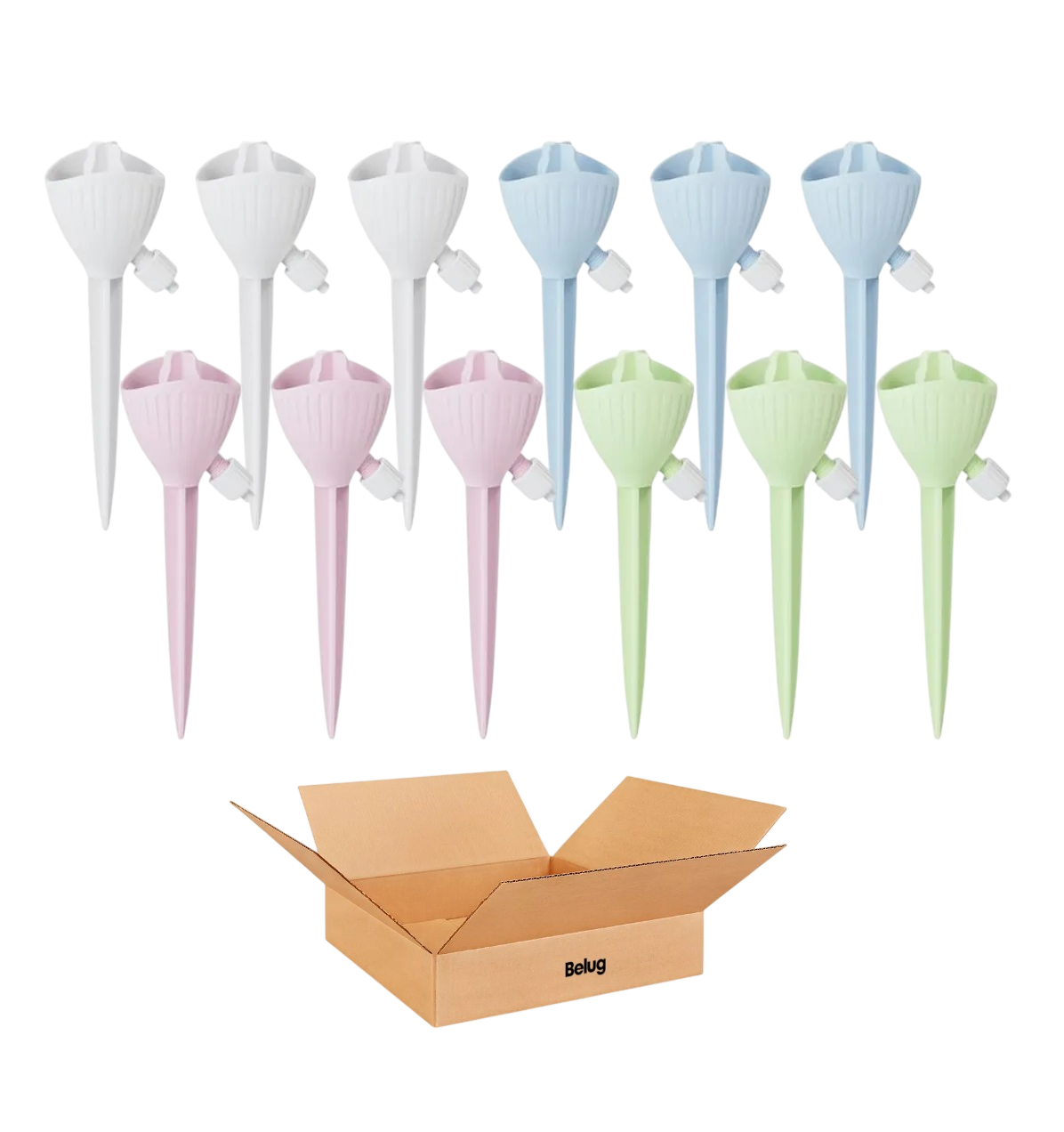 Sistema De Riego 12 Pzs Colores Pasteles