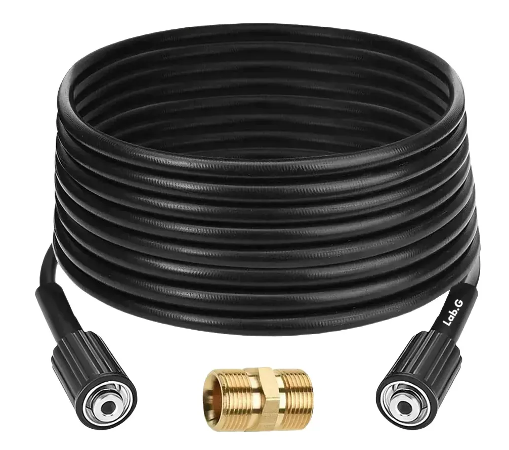 ''manguera De 15 Metros Para Hidrolavadora Serie K M22-14mm Negra ''