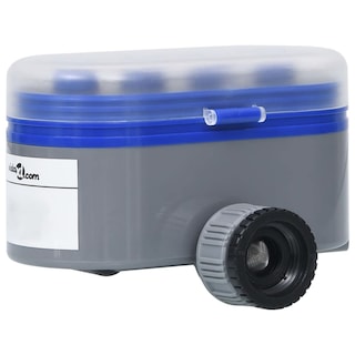 Foto 5 | Temporizador De Agua Vidaxl De Doble Salida Con Válvulas De Bola Abs Azul/gris - Venta Internacional.