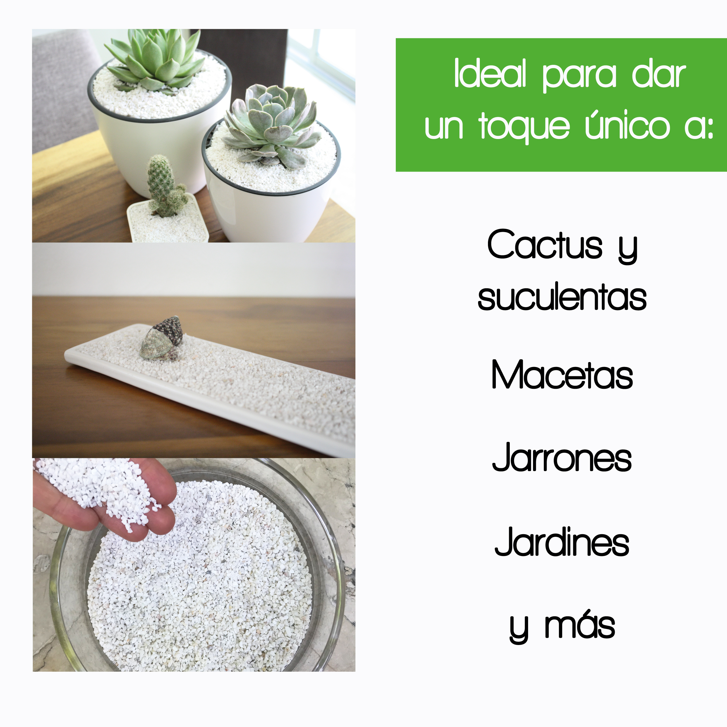 Foto 4 pulgar | Piedra Decorativa Smart Garden SG-STONE-04-XS-25 Granulometría Extra Chica color Blanco