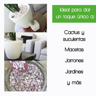 Foto 3 | Piedra Decorativa - Smart Garden - Granulometría Extra Chica - Color Rosetta