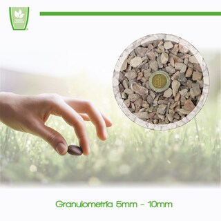 Foto 2 | Piedra Decorativa - Smart Garden - Granulometría Mediana - Color Rosetta