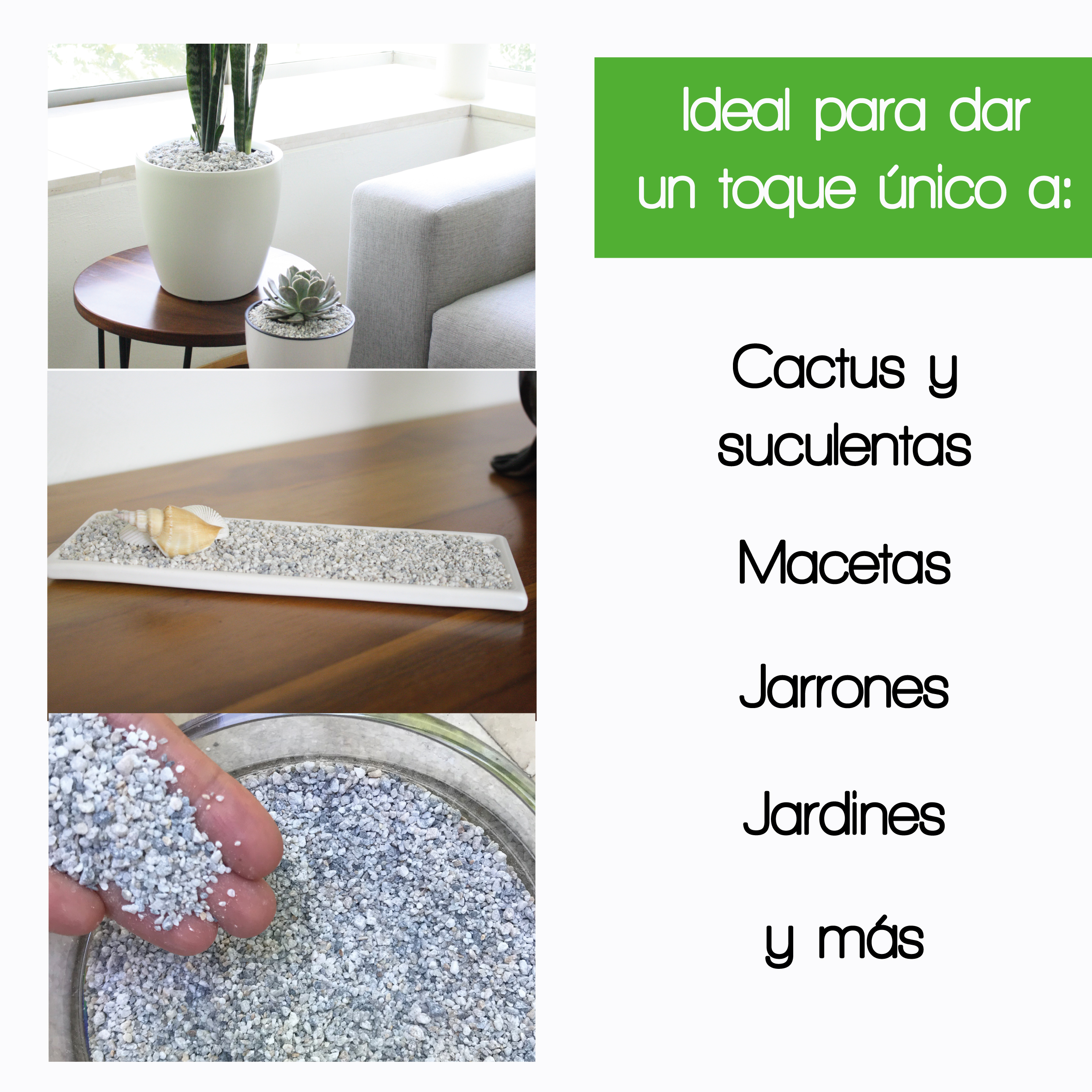 Foto 4 pulgar | Piedra Decorativa - Smart Garden -  Granulometría Extra Chica - Colores Vintage Stone