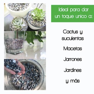 Foto 3 | Piedra Decorativa Smart Garden SG-STONE-06-M-25 Granulometría Mediana colores Sea Stone